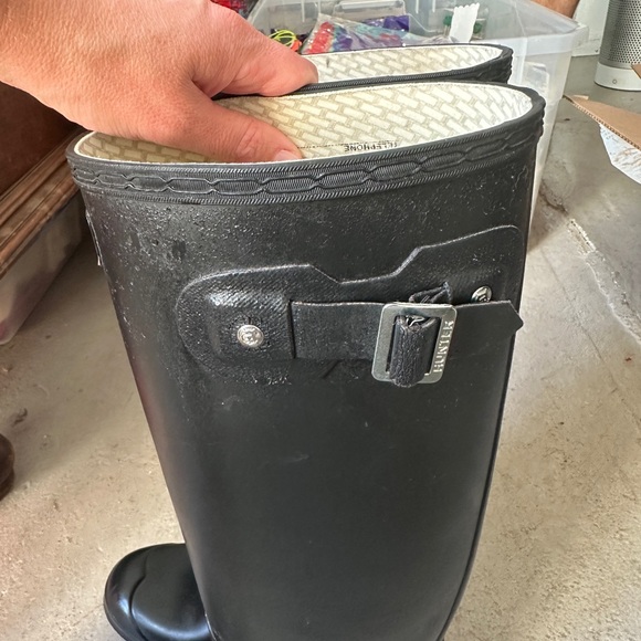 Hunter Classic Black Tall Boots - Picture 8 of 9